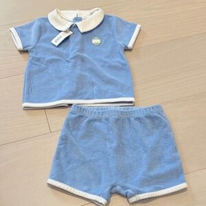 Jacadi baby boy matching set new with tags 18m